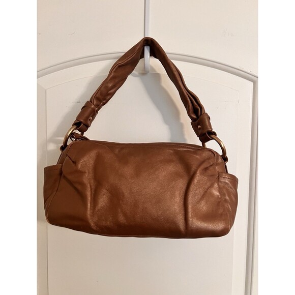 Vintage Coach Parker Shoulder Bag Leather Brown - Picture 7 of 10